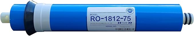 Complete 5-Stage Reverse Osmosis Replacement Filter - Kit with 75 GPD RO Membrane - Easy Installation, Long-Lasting Performance - Fully Compatible with Standard RO Systems