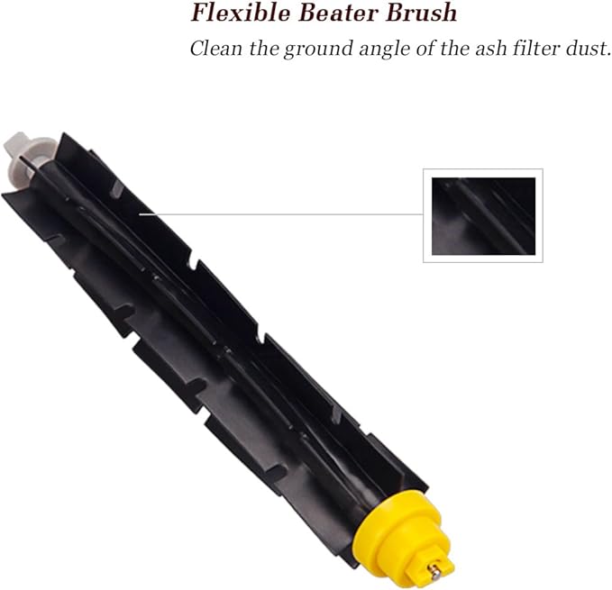 I clean Roomba Replenishment Kits, 10 Packs Brush Accessories Parts Compatible with iRobot Roomba 650 675 690 770 780 790 Vacuum Cleaner (600&700 Series)