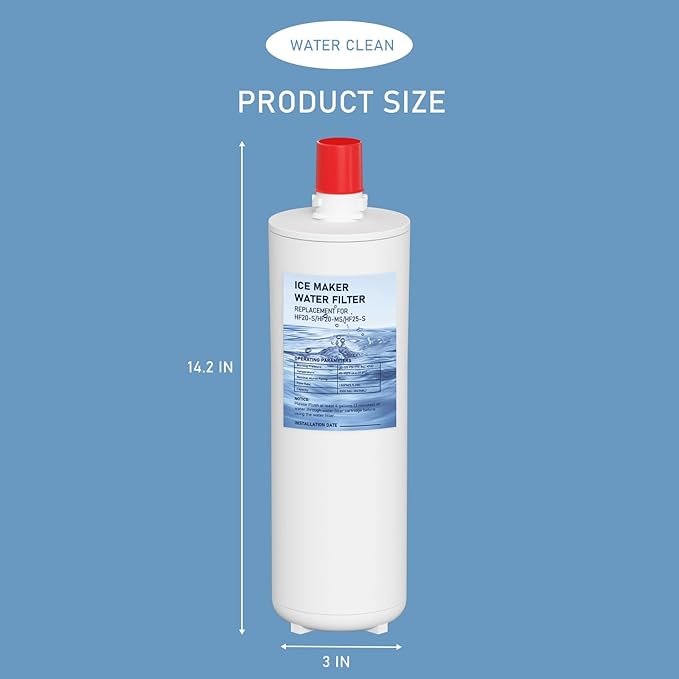 HF20-S HF20-MS HF25-S Water Filter Replacement Compatible with 3M High Flow Series Cartridge HF20-S, 5615103/HF20-MS, 5615109/HF25-S,5615203, Water Filtration System 3-Packs
