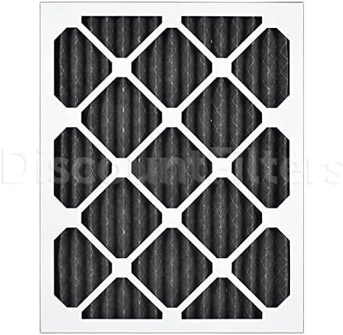 AIRX FILTERS WICKED CLEAN AIR. ODOR 16x20x1 MERV 8 Carbon Pleated Air Filter - Made in the USA - Box of 6