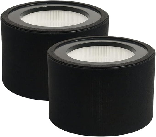 Nispira Replacement Filter L True HEPA + Activated Carbon Pre Filter Compatible with GermGuardian Air Purifier AC4200W FLT4200, 2 Packs