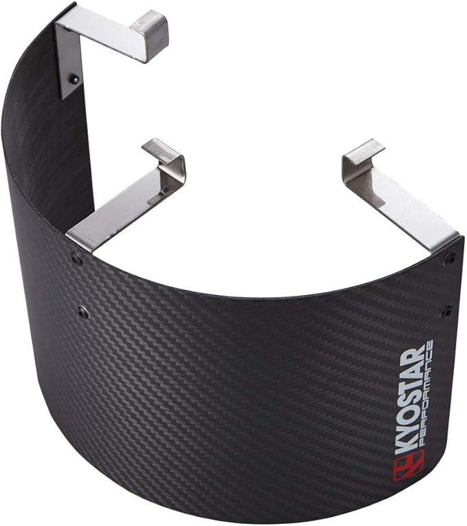 Kyostar 100% Real Carbon fiber Air Filter Heat Shield Cover Universal Air Intake Filter Cover for 2.5-3.5" Cone Filter