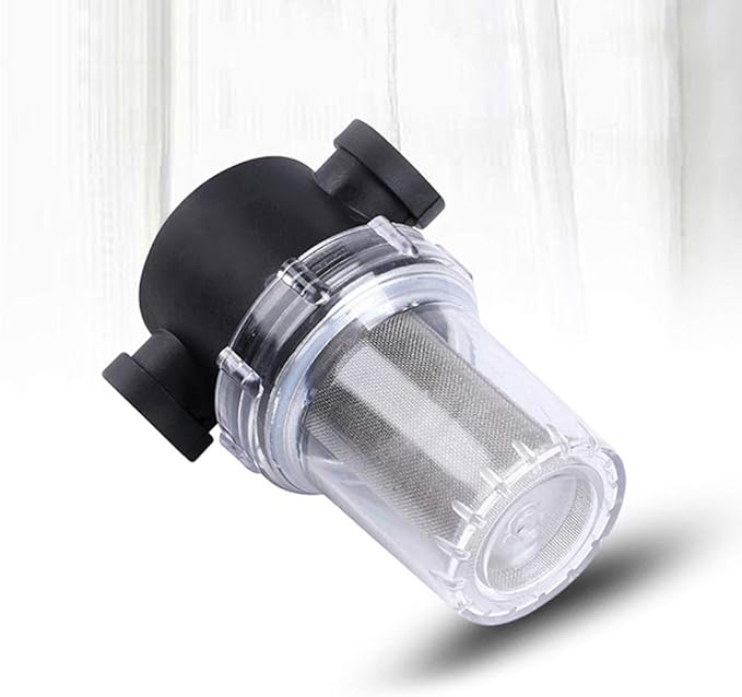 1Pcs Garden Pond 1 inch Inline Mesh Strainer Water Pump Filter Irrigation High Flow Pipeline Filter Garden Interface Strainer(Size:40 mesh)