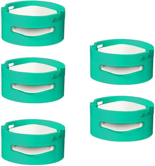 1541FC3000 Odor Neutralizer Technology Vacuum Replacement，5 Pack Vacuum Cleaner Accessories Cartridges Compatible with Shark AZ3000 AZ3002 HZ3000 HZ3002 IZ862H IZ562H ZD550