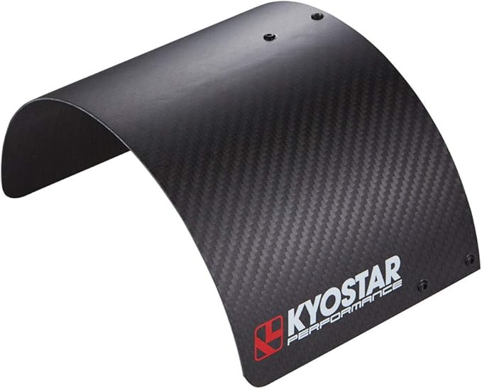 Kyostar 100% Real Carbon fiber Air Filter Heat Shield Cover Universal Air Intake Filter Cover for 2.5-3.5" Cone Filter
