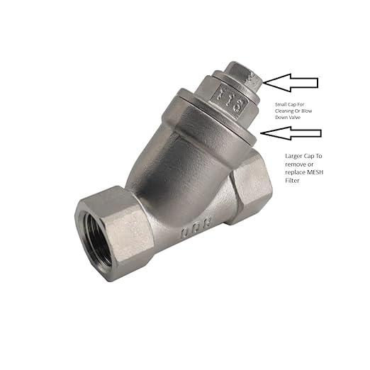 2" Y Strainer Stainless Steel 316 800 PSI WOG 20 Mesh