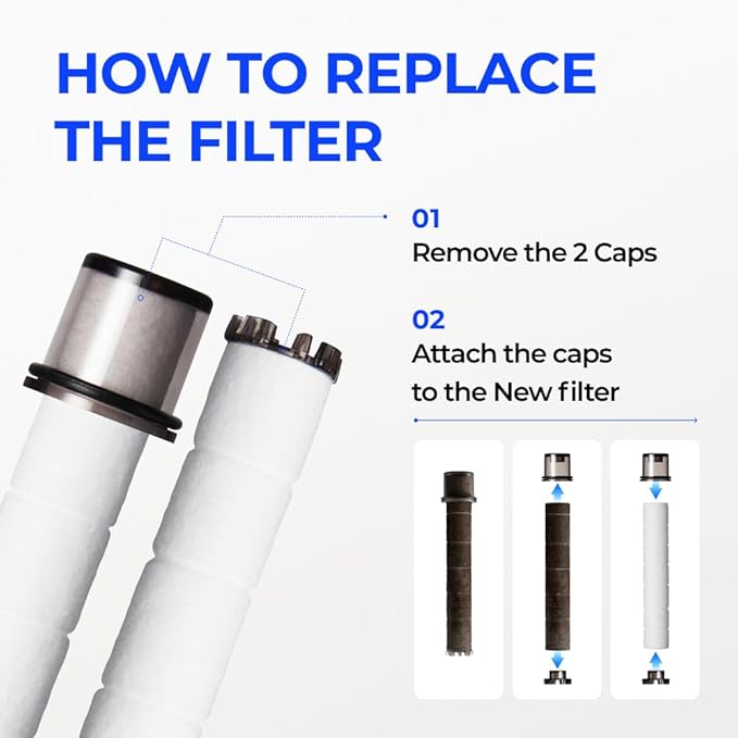 BODYLUV - Puresome Handheld Shower Head (Ver.1) 6 Mths Set, Strong Water Pressure, Saving water (Handheld Shower Head with extra filter replacements included) (SET2, Showerhead + 10 replacements)