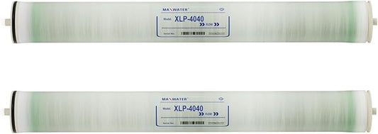 XLP-4040 Reverse Osmosis 4" x 40" RO Membrane, 2300 GPD | XLP 4040 For Water Purification Desalination Commercial, Industrial, Agricultural | Compatible With Dow Filmtec XLE-4040, HF4-4040 - 2 Pack