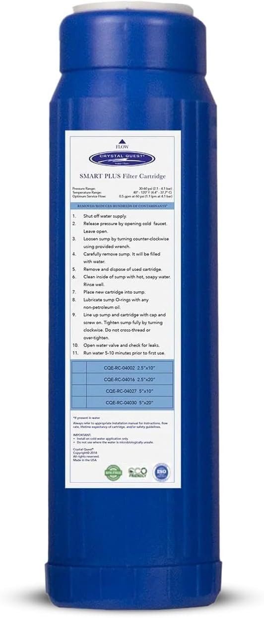 SMART Replacement Filter | 2-7/8" x 9-3/4" SMART Ultra Cartridge | CQE-RC-04003 | Crystal Quest