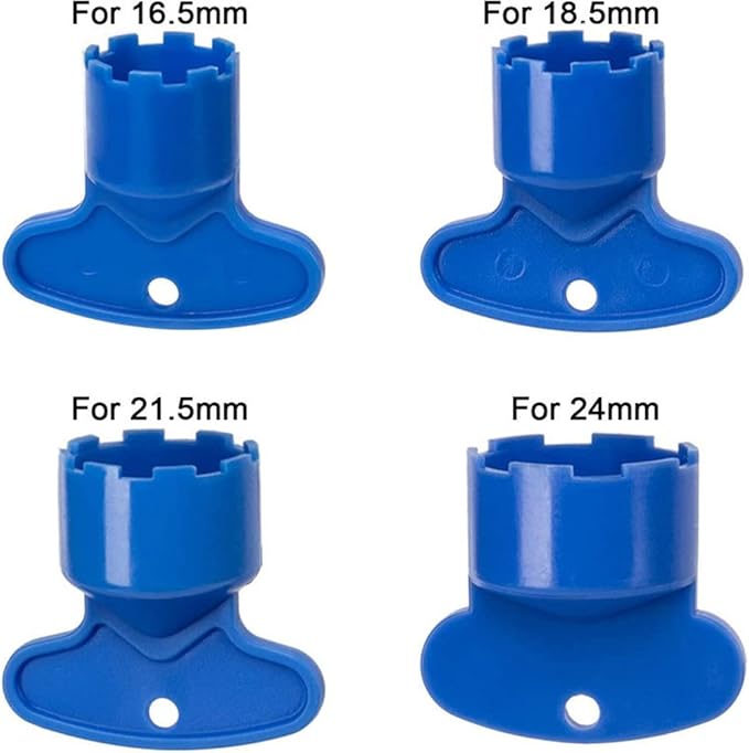 Generic 12 Pcs Faucet Aerator with 4 Pcs Wrench Tool, ABS Material, Polished Finish, 24mm