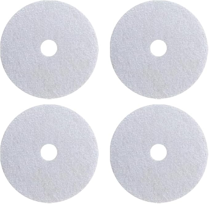 10 Pcs White Universal Cloth Dryer Exhaust Filter Portable Dryer Replacement Lint Filter Air Intake Paper Filters for Chef Dryer, Dryer Replacement Parts, Dryer Parts and Accessories (227 x 33 mm)
