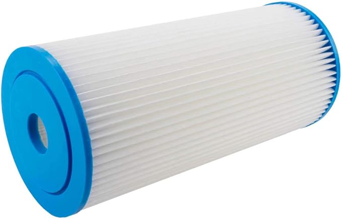 Clear Choice Sediment Water Filter 50 Micron 10 x 4.50" Water Filter Cartridge Replacement 10 inch RO System 150238, WHCF-WHPLBB, 4-Pk