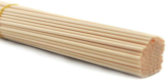 100 Pieces Fiber Reed Diffuser Replacement Refill Sticks (10" x 3mm, Beige)