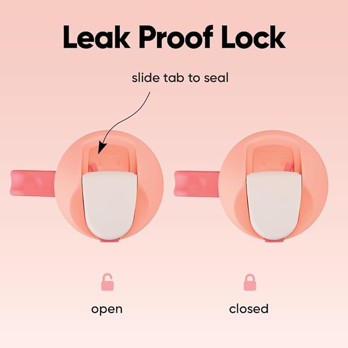 Owala FreeSip Tumbler - Stainless Steel-40-oz.-Orange/Tan(Sparkling Sherbet)