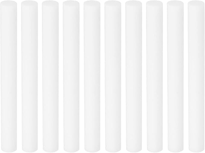 PATIKIL Humidifier Cotton Filter Sticks, 10 Pcs Refill Sticks Filter Wicks Replacement for USB Mini Humidifiers Portable Diffuser (3.15'' x 0.31''), White