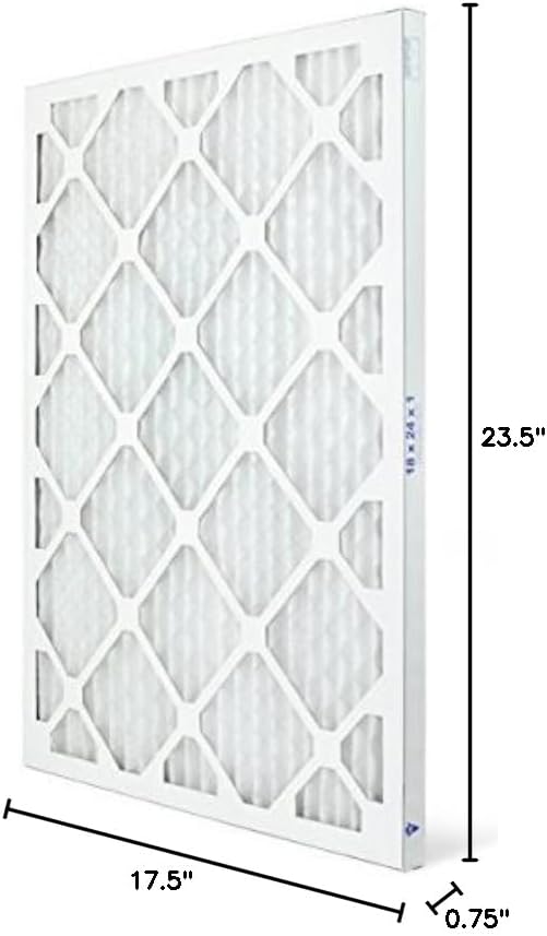 AIRX WICKED CLEAN AIR.18x24x1 Air Filter MERV 13 Pleated HVAC AC Furnace Air Filter, Health 6-Pack, Made in the USA