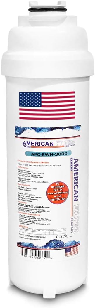 AFC Brand, Water Fountain Filters, Model # AFC-EWH-3000, Compatible with EWF3000 1 - Filter