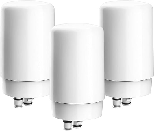 Faucets Filter Cartridge BPA Free, Replacement for Brita® Faucet Filter - white (3Pack)