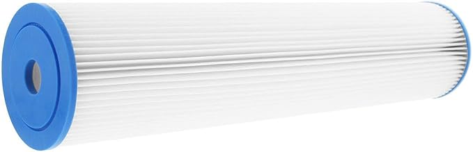 5 Micron 20 Inch x 4.5 Inch | 2-Pack Pleated Polyester Whole House Sediment Replacement Cartridge | Compatible with Watts WPC5FF20, Hydronix SPC-45-2005 | Made in the USA, US Water Filters