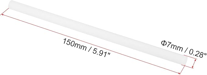 PATIKIL Humidifier Cotton Filter Sticks, 10 Pcs Refill Sticks Filter Wicks Replacement for USB Mini Humidifiers Portable Diffuser (5.91'' x 0.28''), White