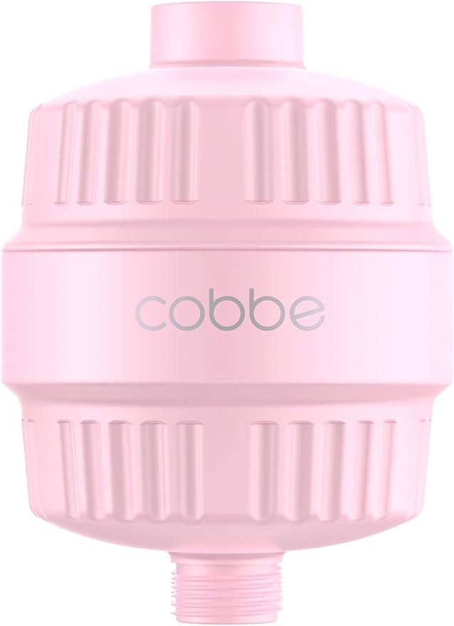 Cobbe HD HEAVY DUTY High Output Shower Filter – 99% REMOVAL Shower Head Filter for Hard Water, Heavy Metals, Chlorine and Harmful Substance, Improve your skin and hair - Pink