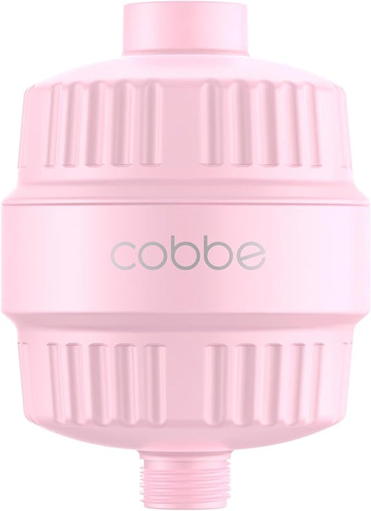 Cobbe HD HEAVY DUTY High Output Shower Filter – 99% REMOVAL Shower Head Filter for Hard Water, Heavy Metals, Chlorine and Harmful Substance, Improve your skin and hair - Pink
