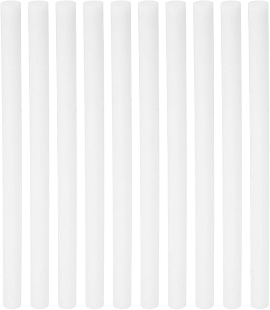 PATIKIL Humidifier Cotton Filter Sticks, 10 Pcs Refill Sticks Filter Wicks Replacement for USB Mini Humidifiers Portable Diffuser (6.89'' x 0.39''), White