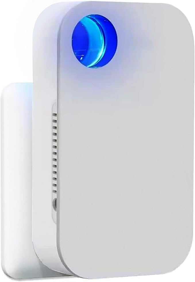 Ion Pure Plug In Air Purifier for Home | Negative Ion Technology for Allergen and Odor Reduction No Filter Compact, Quiet Operation Air Ionizers for Home Kitchen, Bedroom, Bathroom Air Purifiers