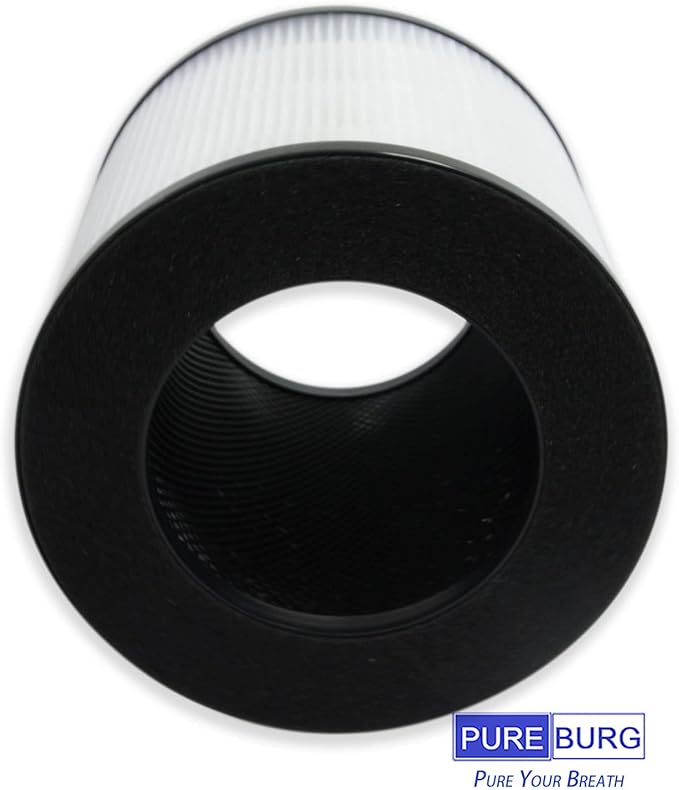 PUREBURG Replacement Filter Compatible with MOOKA & KOIOS EPI153 EP1153 EPI-153 EP1-153 Air Purifier,2-Pack H13 HEPA Activated Carbon 2-IN-1 4-Stage Filtration Air Clean VOCs