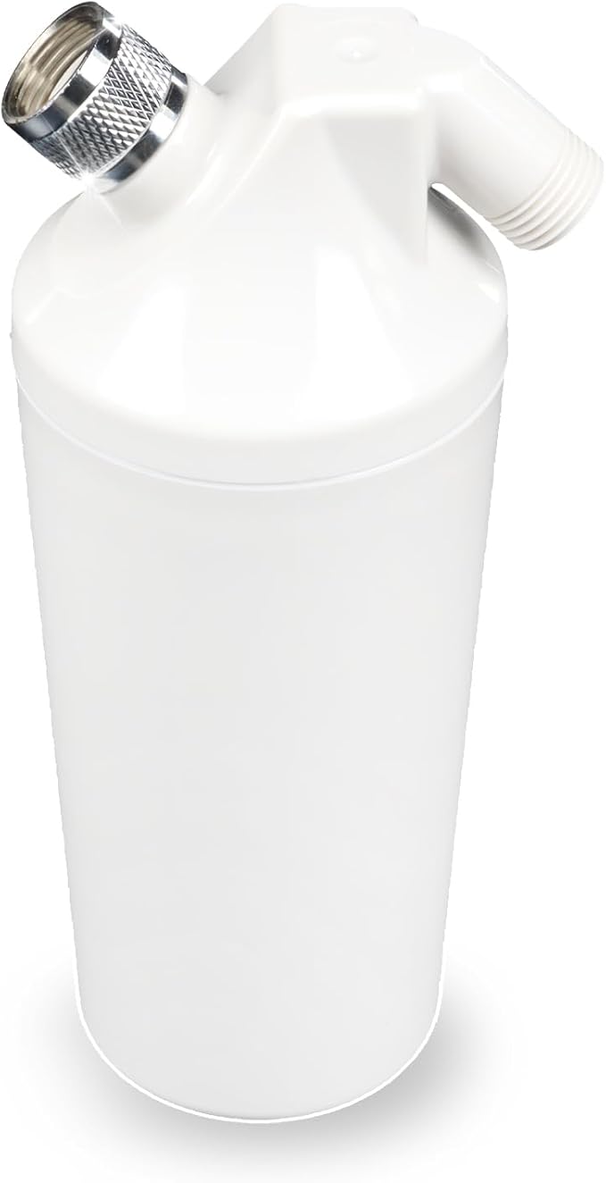 AQ-4125 Shower Water Filter (with Connector), Compatible with Aquasana AQ-4125、AQ-4100、 AQ-4100NSH、 AQ-4105, with Advanced KDF Filtration Material, Filters Over 90% of Chlorine.