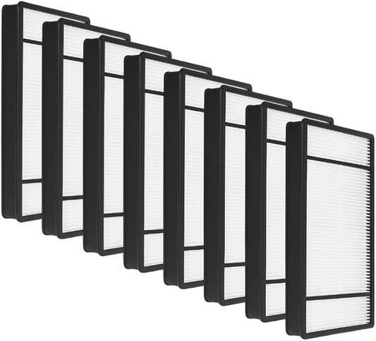 Nispira True HEPA Replacement Filter H Compatible with Honeywell HRF-H2 Fits Air Purifier Model HPA050, HPA150, HPA060, HPA160, HHT055, HHT155, 8 Packs