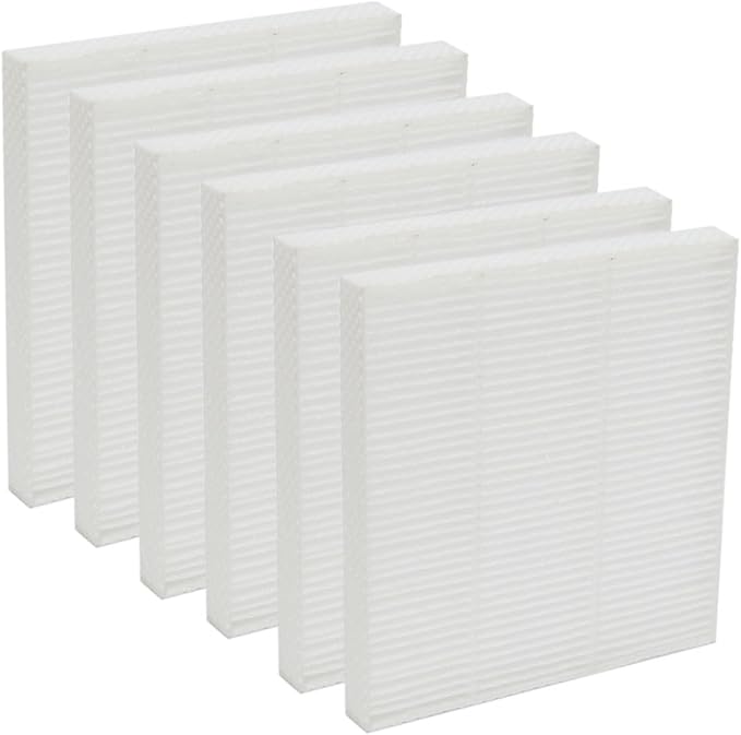 PUREBURG HD012 Replacement Filter Compatible with Hoomace & Hipilove,DINZAN, Youtuba HD012 Dehumidifier Humidifiers Air Purifier 3-in-1,6-Pack