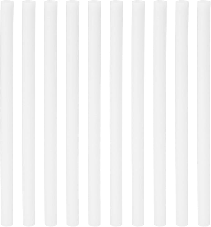 PATIKIL Humidifier Cotton Filter Sticks, 10 Pcs Refill Sticks Filter Wicks Replacement for USB Mini Humidifiers Portable Diffuser (5.91'' x 0.31''), White