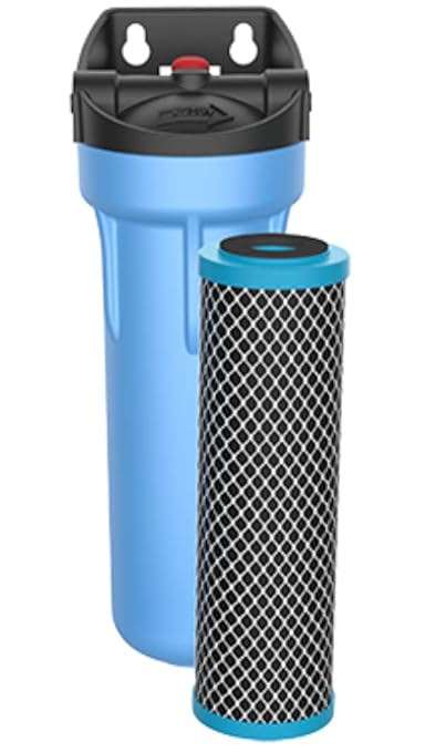 Pentair Pentek LR-1500 Lead Filtration System, 10" Under Sink High-Flow Lead Reduction Drinking Water System, Includes 10" Standard housing with mounting Bracket Cap, LR-FB10 Cartridge and Wrench