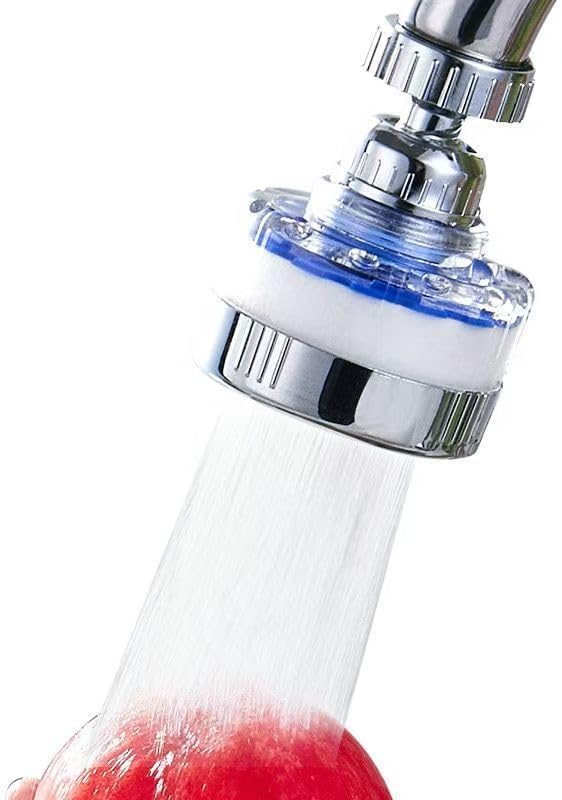 21Pcs Sink Water Filter Faucet With Cartridges, Universal 360 ° Rotating Kitchen Faucet Water Filter Removes Fluoride Heavy Metals Hard Water Compatible with most Bathroom/Kitchen/Laundry Sink Faucets