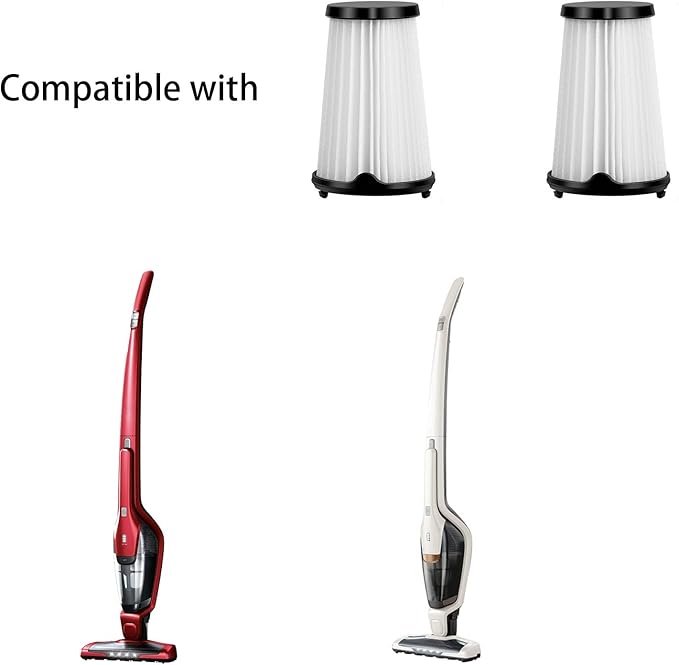 6 Pack Replacement VAF-1 Vacuum Filters Compatible With Electrolux Ergorapido Stick Vacuum Cleaner EHVS2510AW VS3510AR（Standard＆Pet Version) Part# EL65522 (6pack)