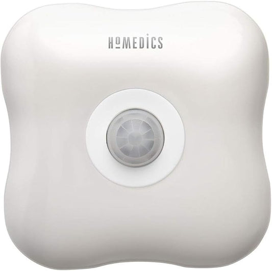 Homedics TotalClean Personal UV-C Plug-In Air Sanitizer – Small Air Purifier for Bedrooms and Bathrooms, Built-In Night-Light for Small Spaces, Auto-On Motion, White