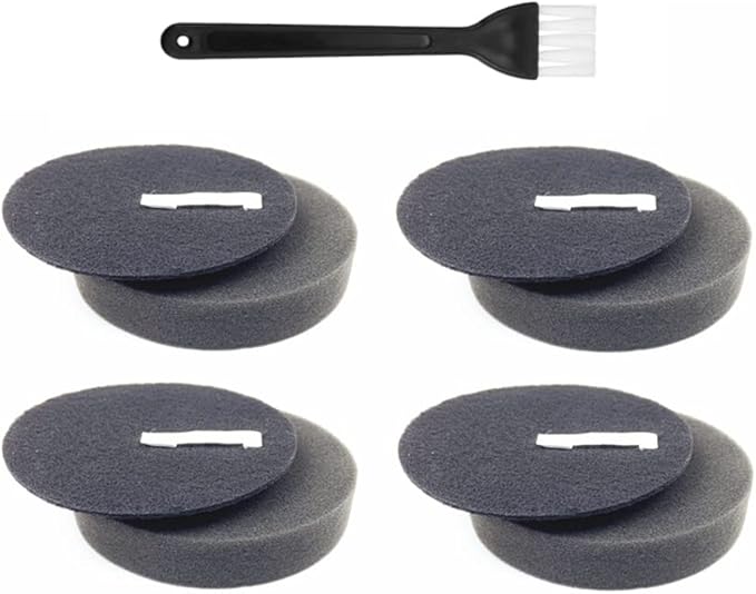 4 pack Vacuum Cleaner Filter Compatible With Bissell 2252 2486 2489 24899 27909 2254 1214 CleanView Rotary Vertical vacuum Cleaner Replacement Part Number #1608225