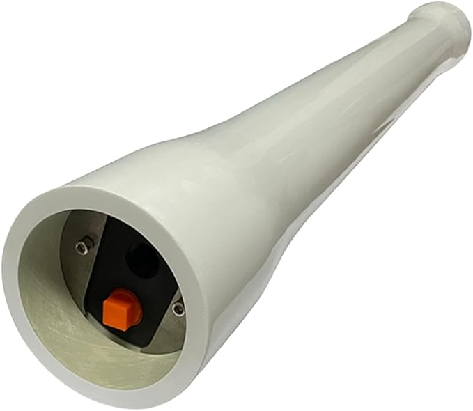 Ozmosis RO Pressure Vessel Membrane 4" x 40" Fiberglass Housing - 1/2" x 1/2" Ports Industrial Grade, 300 PSI, Rust-Resistant, Complete Kit with Plastic Clamps and Brackets