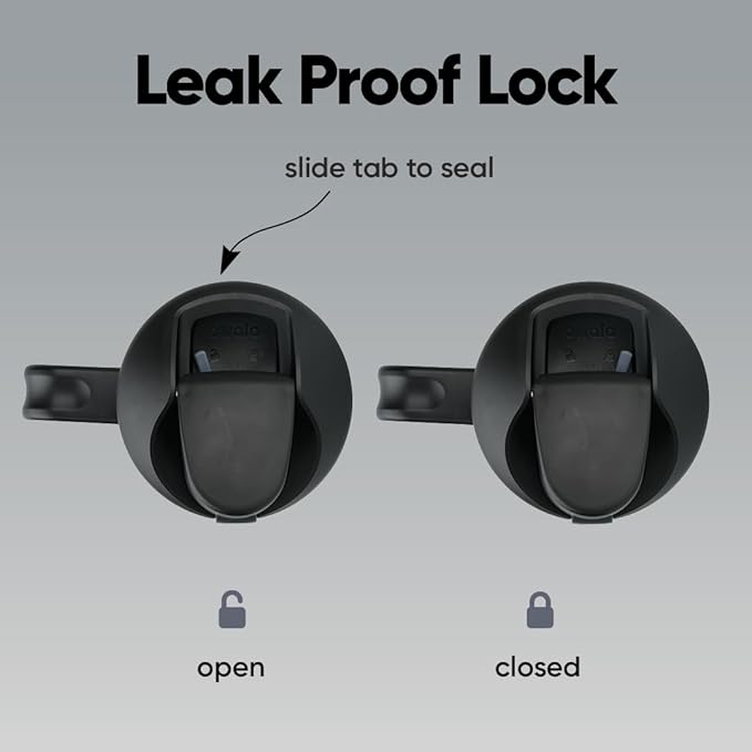 Owala FreeSip Tumbler Insulated Stainless Steel Water Bottle with Built-in Straw and Side Handle, For Travel, Work, School, and Sports, 40oz, BPA Free, Leak Proof, Black (Very, Very Dark)