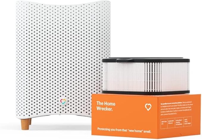 Mila Air Home Wrecker H12 HEPA Home Replacement Filter, Genuine Mila Air Filter for Home Renovations, Removes Formaldehyde, Dust, Odors, & Pollen, Ideal for Large Room or Bedroom