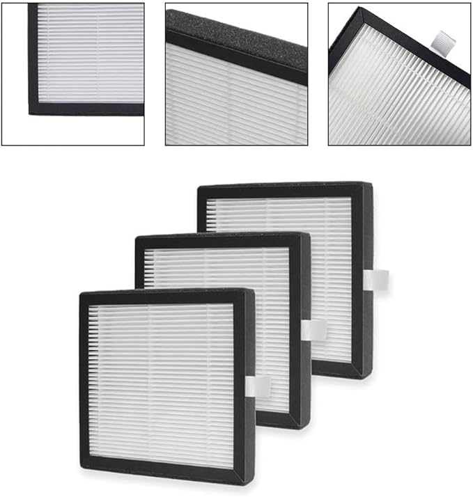 For Afloia For Q7 2-in-1 Air Purification And Dehumidifier Replacement Filter Set 3-Piece HEPA Filter High Efficiency Air Purification