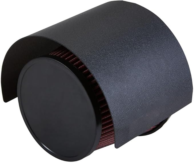 Kyostar Universal Steel Air Filter Heat Shield Cover Burning Air Intake Filter Cover for 2.5-3.5" Cone Filter (Black)