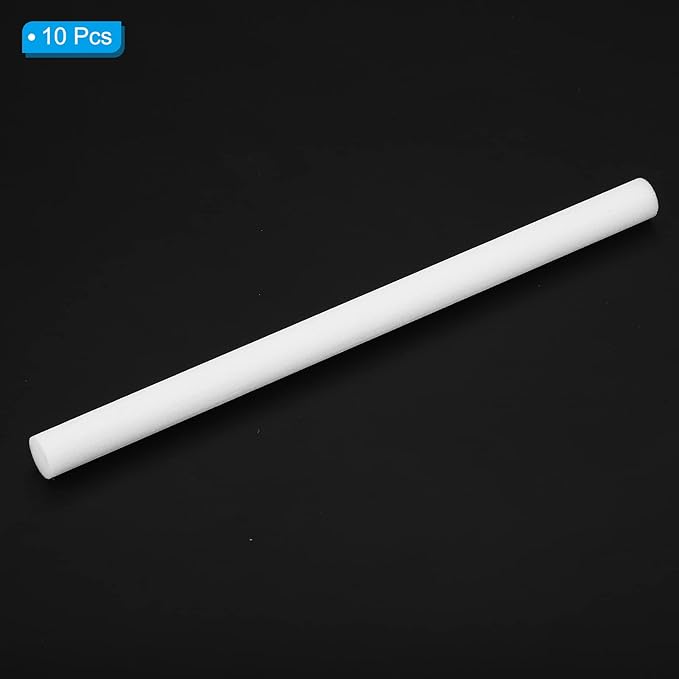 PATIKIL Humidifier Cotton Filter Sticks, 10 Pcs Refill Sticks Filter Wicks Replacement for USB Mini Humidifiers Portable Diffuser (6.89'' x 0.39''), White