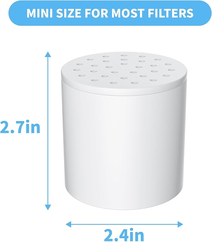 Shower Filter, 20 Stage Replacement Filter Cartridge Hard Water Shower Head Filters, Removes Sediment, Heavy Metals, Iron Other Sediments, Optimizes Water Quality