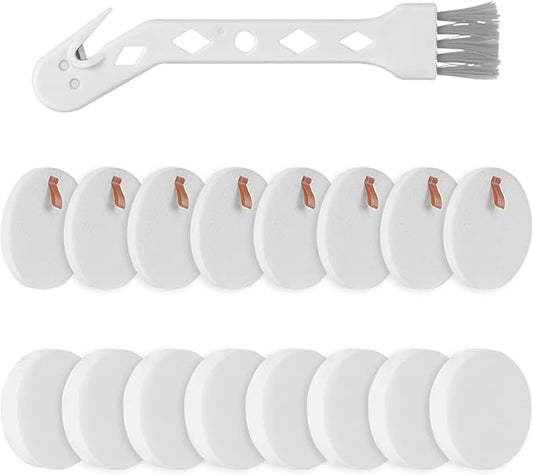 Leemone Vacuum Cleaner Replacement Filter Compatible with Levoit LVAC-200 Cordless Stick Vacuum, 8 Pre-Motor Filters (8 Felt Filters & 8 Foam Filters)