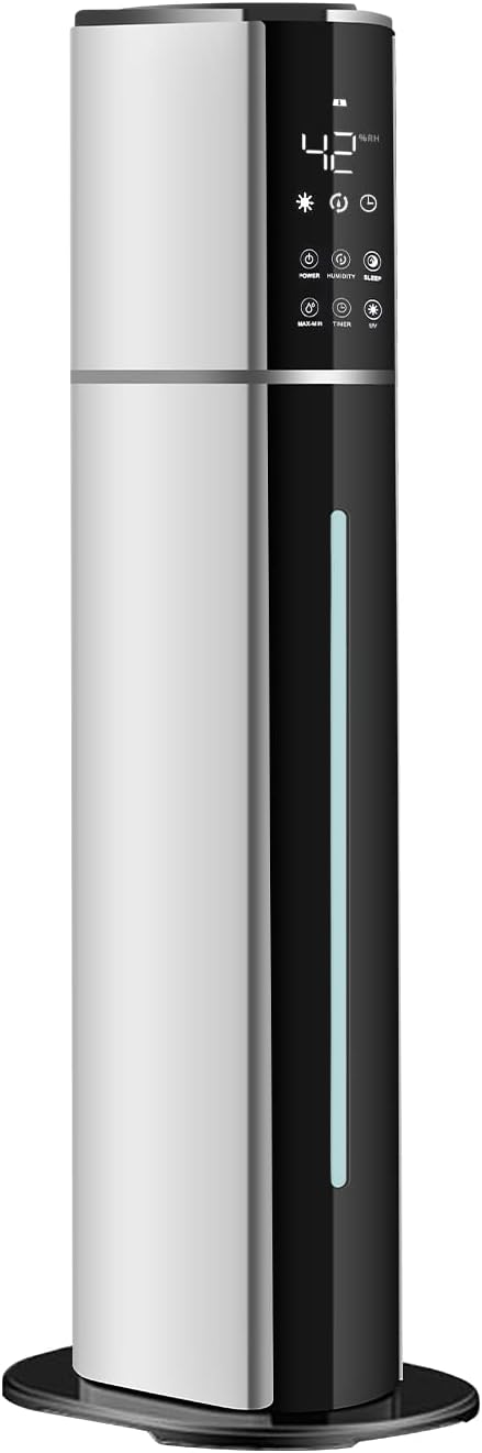 Ultrasonic Cool Mist Humidifier for Large Room Bedroom, Top Fill Humidifier(9L/2.38Gals) for Baby Adults, Smart & Remote Control, Last 40 Hours