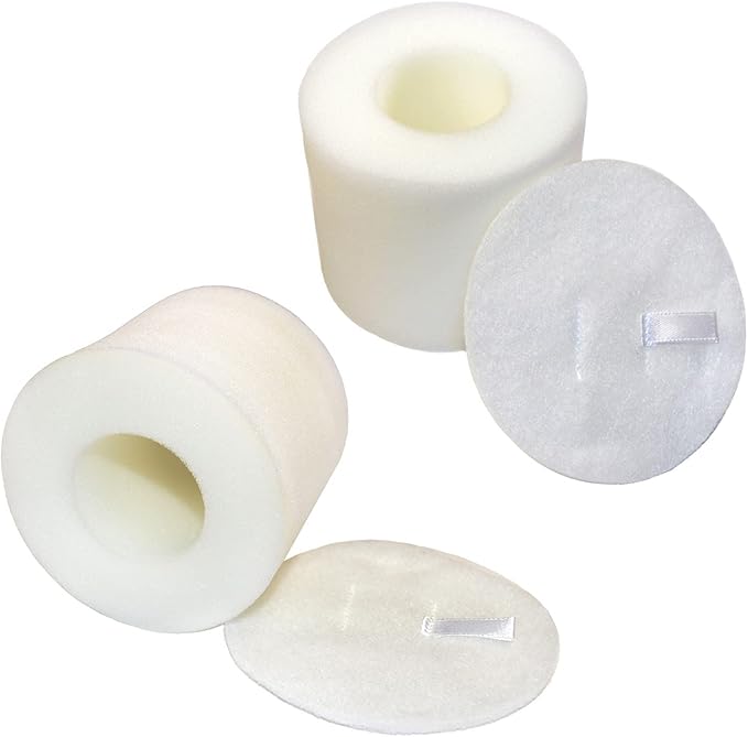 HQRP 2-pack Filter Kit Replacement for Shark XFF650 DuoClean NV831 NV835 NV830, Rotator NV650 NV651 NV652 NV750 NV751 NV752 Powered Lift-Away Vacuums