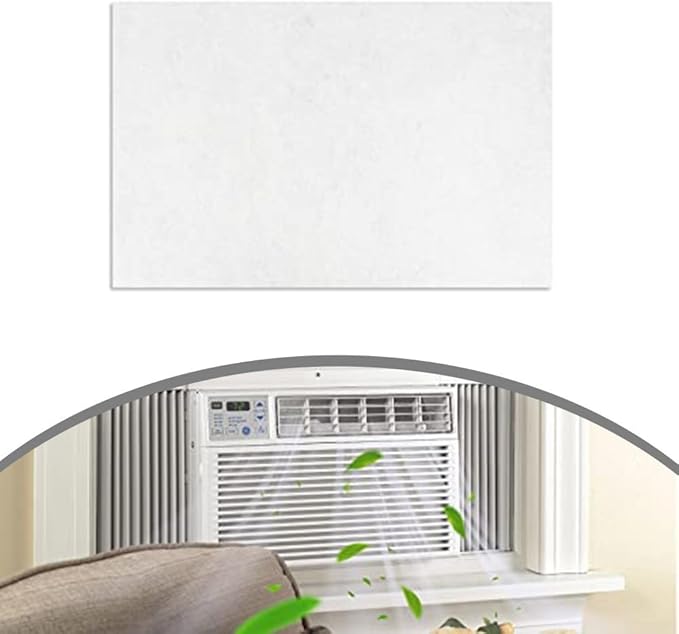 Air Conditioner Filter 24x15x1/4 Inch Replacement for Window AC Units - Electrostatic Non-Woven Polyester Fiber Cotton Filter Media - Customizable Size