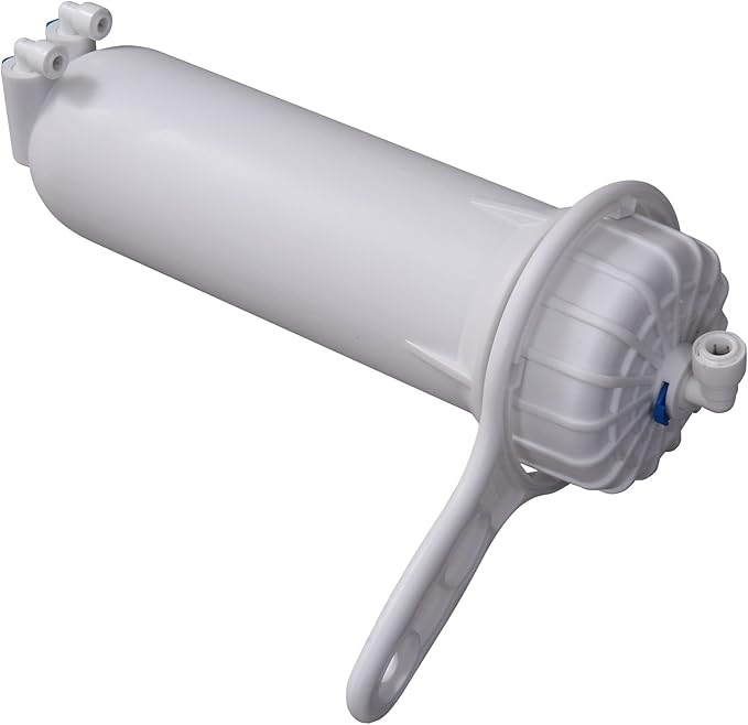 HUINING 3012 RO Membrane Housing with 3/8 1/4 Quick Connector,Wrench Set for 200/300/400/500 GPD (2812/3012) Residential Reverse Osmosis Membrane Water Filter Home Drinking Water Filtration System